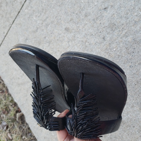 Fitflop Womens The Cha Cha Lighweight Sandals Size 8 Black Comfort - Picture 7 of 14